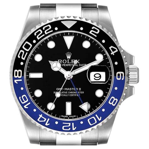 rolex gmt-master 11 blue black batman 2018|blue black gmt bezel.